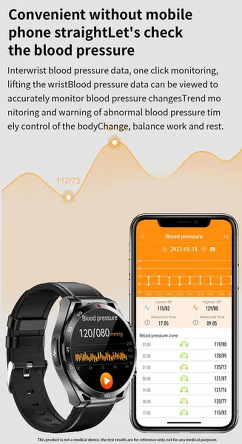 LIGE ECG+PPG Smart Watch Men Smart Watch 2023 HPV Tracking Monitor Bluetooth Call Sport Fitness Men Smartwatch for Xiaomi Huawei