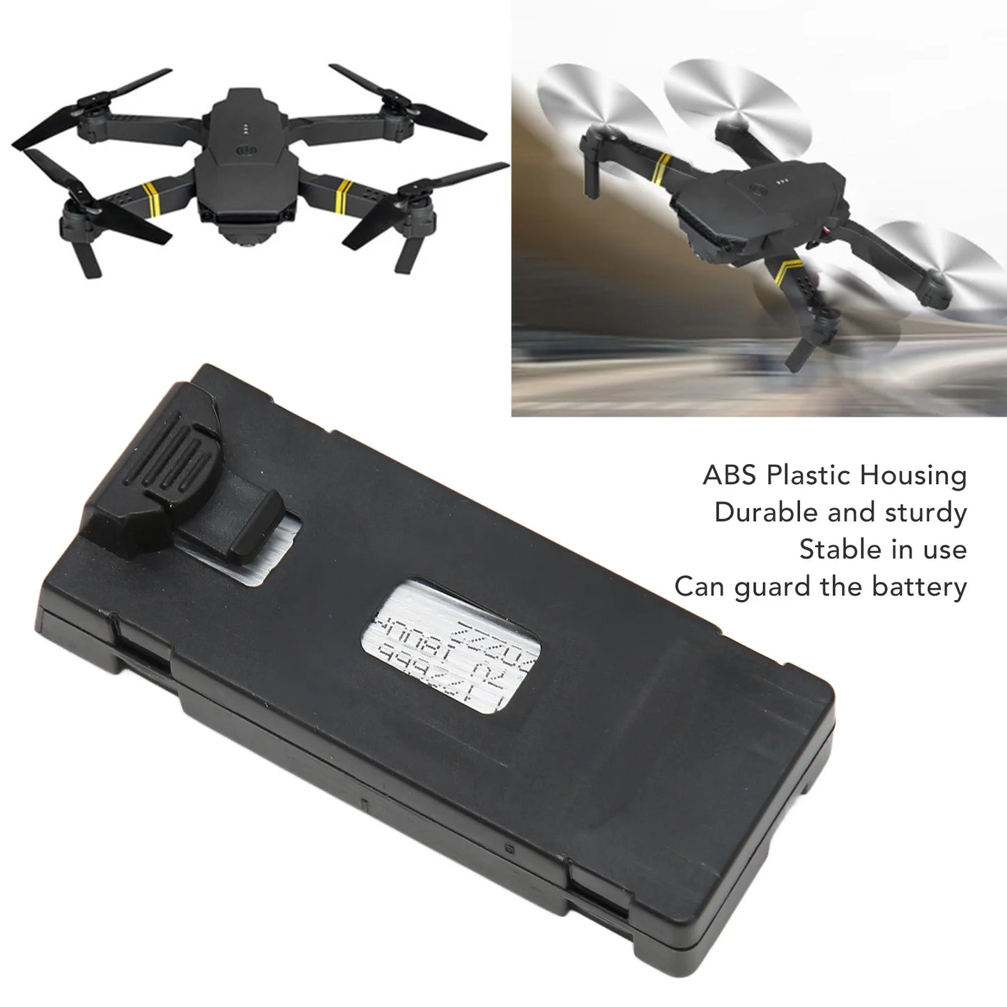 3.7V 1800Mah Li Ion Battery Replacement RC Drone for E88 E88PRO E88MAX E525 E99 E99PRO P1 P5PRO K3 S1 P8