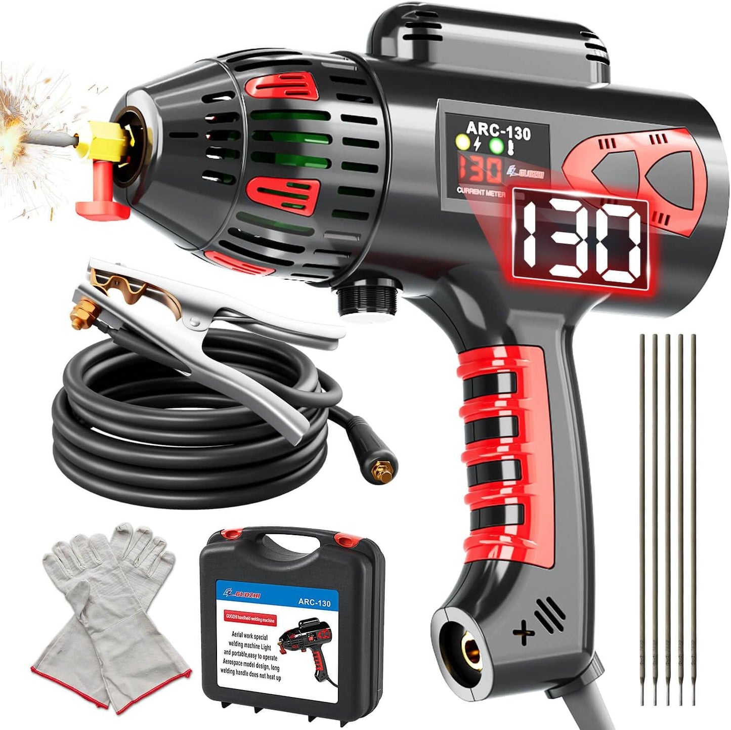 Pistola De Soldar Electrica 110V 130A Portatil Maquina Para Cobre Metal Alambre