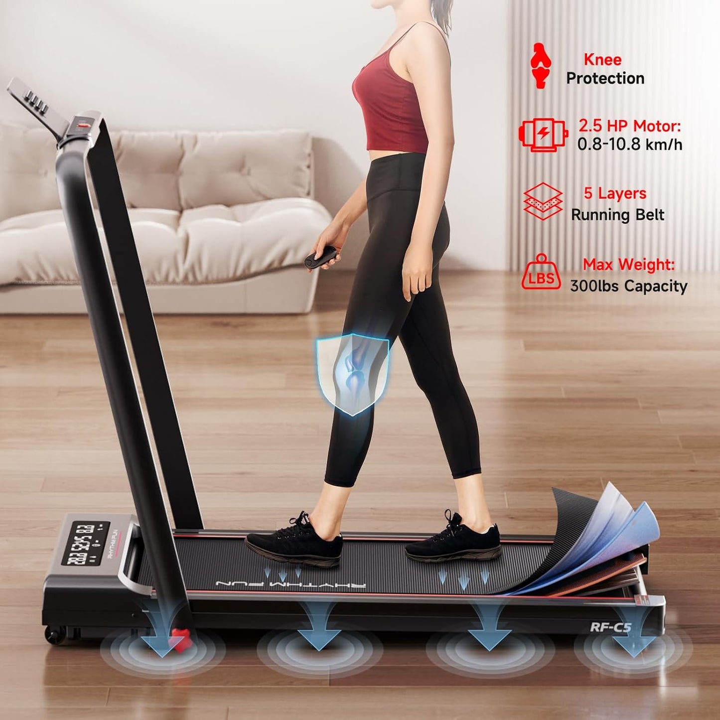 Maquina De Correr Para Hacer Ejercicios Caminadora Electrica Casa Barata Pequeña