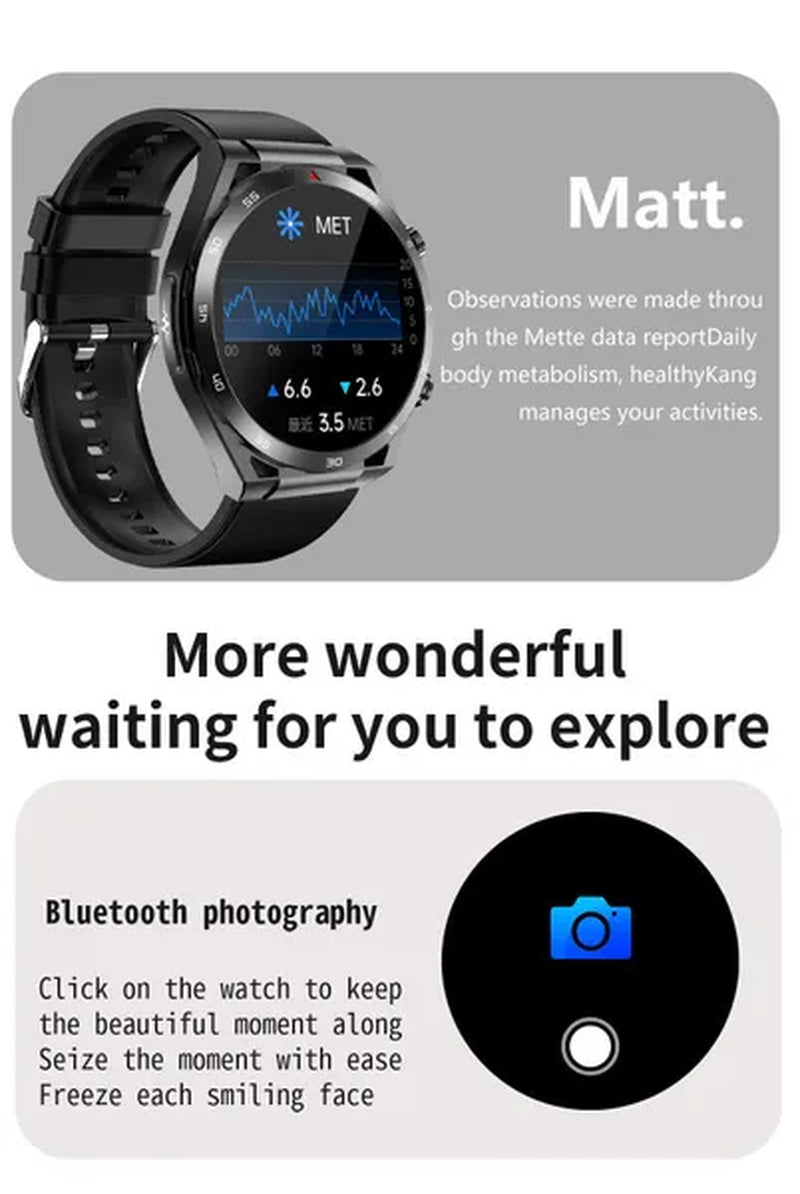 LIGE ECG+PPG Smart Watch Men Smart Watch 2023 HPV Tracking Monitor Bluetooth Call Sport Fitness Men Smartwatch for Xiaomi Huawei