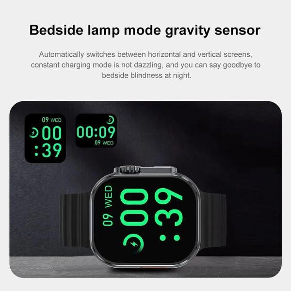New IW9 Ultar Smart Watch Men Series 9 2.04 Inch High Refresh Rtae AMOLED Screen Compass IWO Smartwatch Women for App1E Watch Android Watch