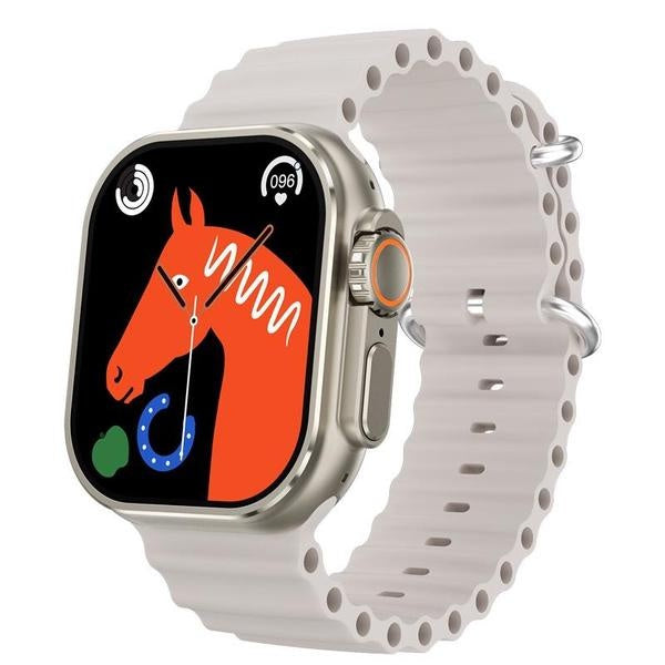 New IW9 Ultar Smart Watch Men Series 9 2.04 Inch High Refresh Rtae AMOLED Screen Compass IWO Smartwatch Women for App1E Watch Android Watch