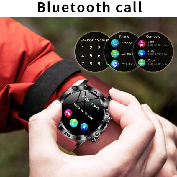 2025 New Health Managed Smart Watch Health Measure Fat Uric Acid Call ECG+PPG Health Smartwatch IOS