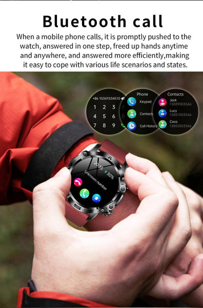 2025 New Health Managed Smart Watch Health Measure Fat Uric Acid Call ECG+PPG Health Smartwatch IOS