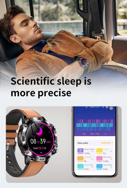 2025 New Health Managed Smart Watch Health Measure Fat Uric Acid Call ECG+PPG Health Smartwatch IOS