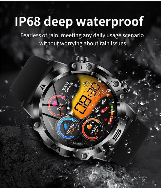 2025 New Health Managed Smart Watch Health Measure Fat Uric Acid Call ECG+PPG Health Smartwatch IOS