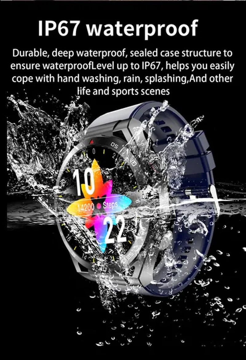 LIGE ECG+PPG Smart Watch Men Smart Watch 2023 HPV Tracking Monitor Bluetooth Call Sport Fitness Men Smartwatch for Xiaomi Huawei