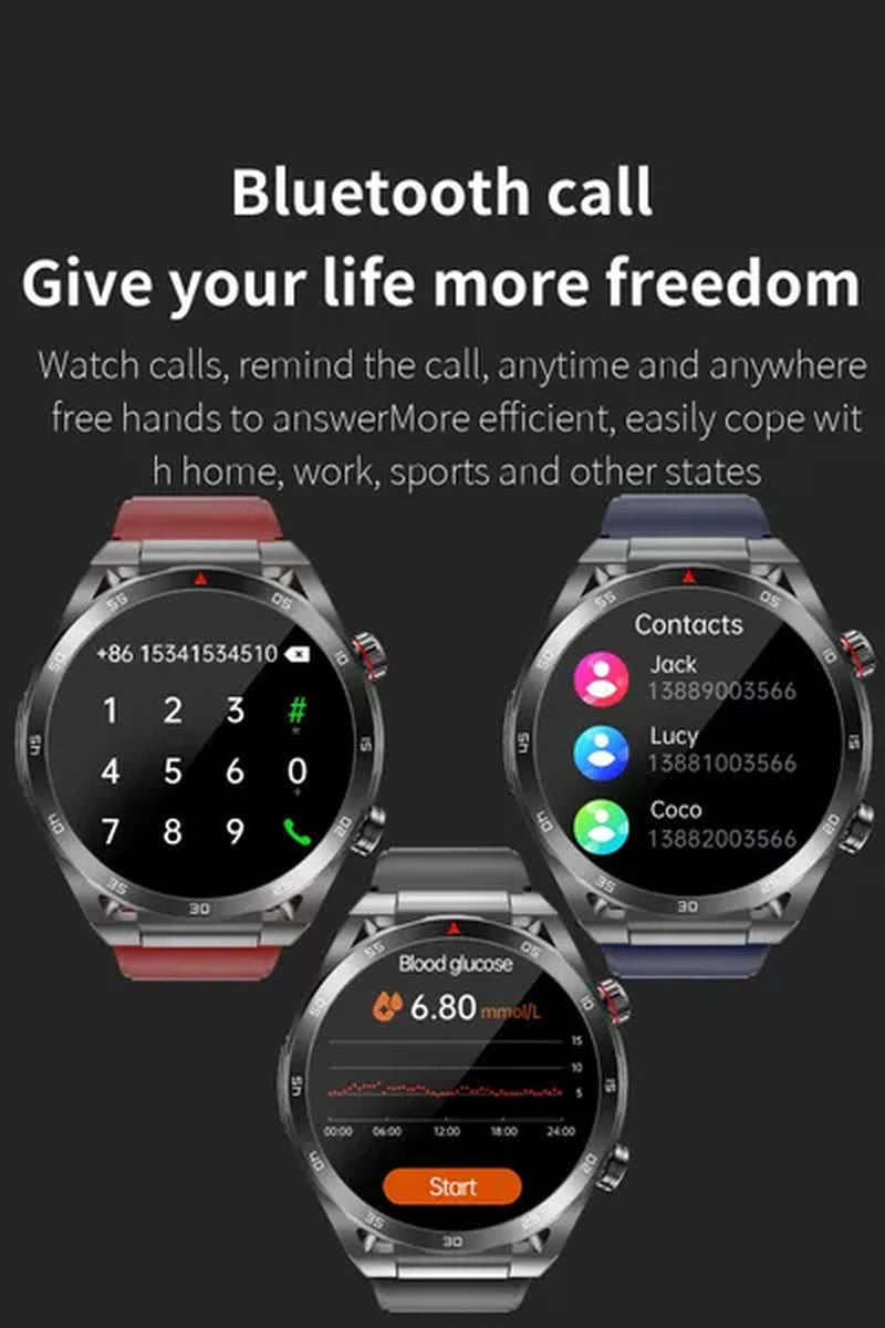 LIGE ECG+PPG Smart Watch Men Smart Watch 2023 HPV Tracking Monitor Bluetooth Call Sport Fitness Men Smartwatch for Xiaomi Huawei