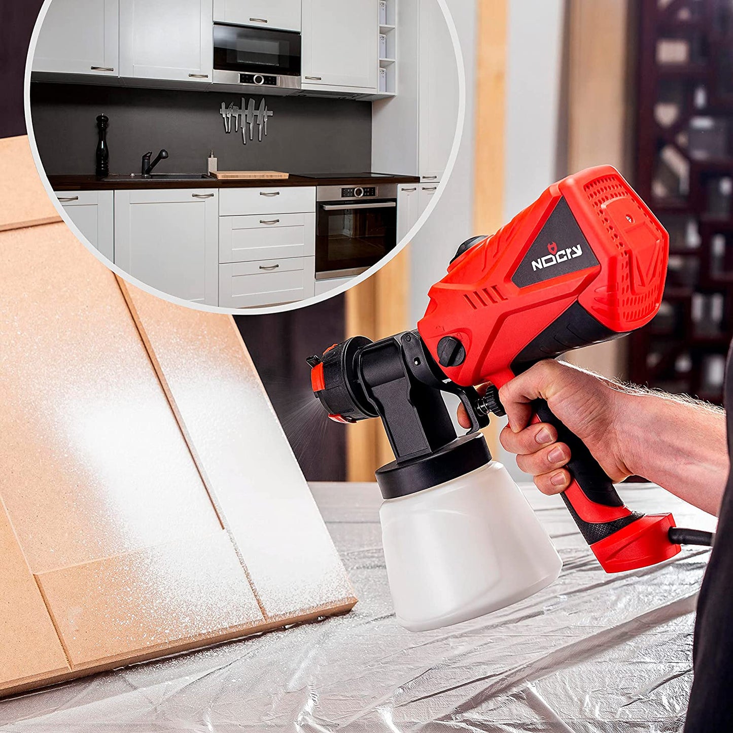 Pistola Para Pintar Maquina De Pintura Electrica Casas Autos Carros Pulverizador