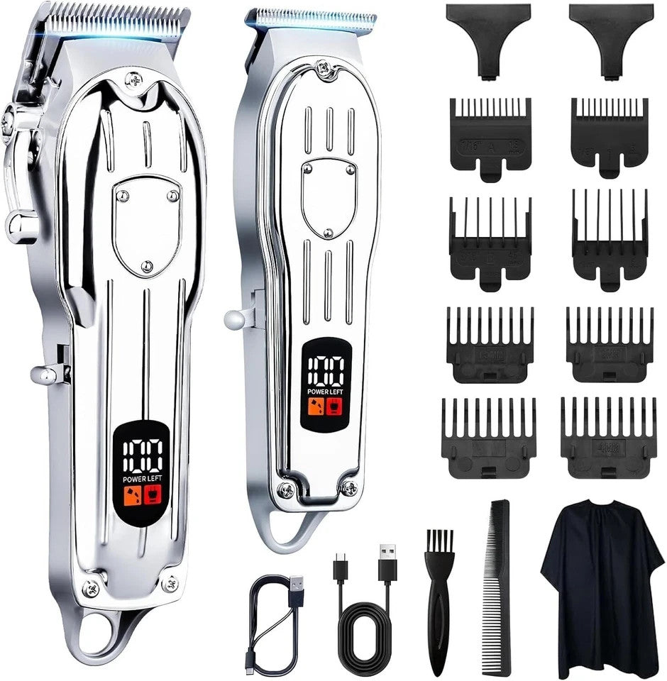 Profesional Maquina De Cortar Cabello Pelo Set Máquinas Cortapelos Para Hombres