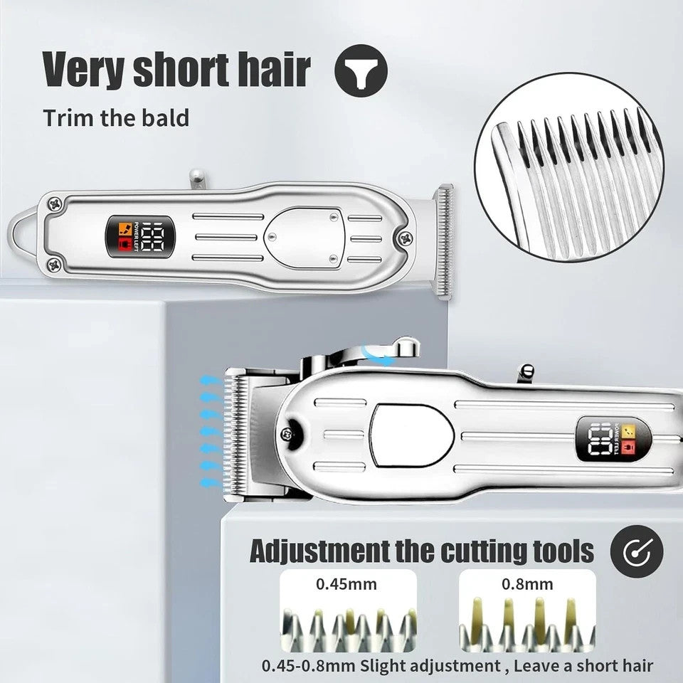 Profesional Maquina De Cortar Cabello Pelo Set Máquinas Cortapelos Para Hombres