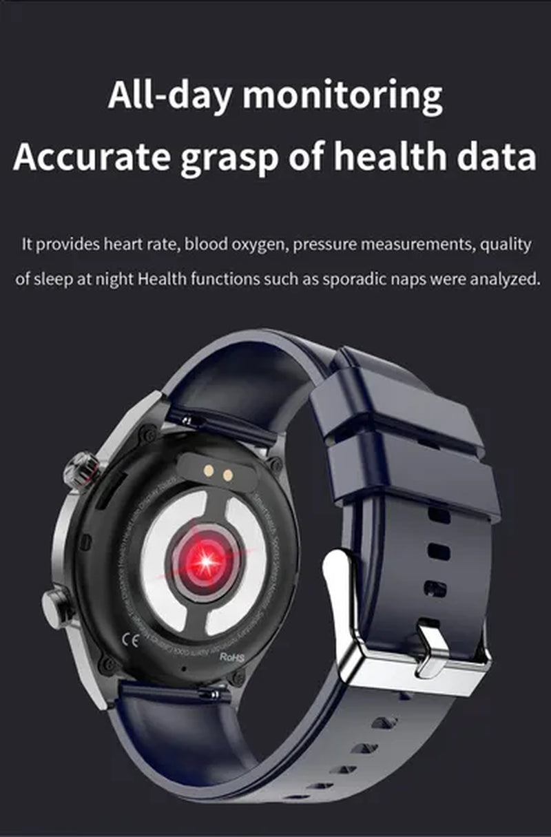 LIGE ECG+PPG Smart Watch Men Smart Watch 2023 HPV Tracking Monitor Bluetooth Call Sport Fitness Men Smartwatch for Xiaomi Huawei