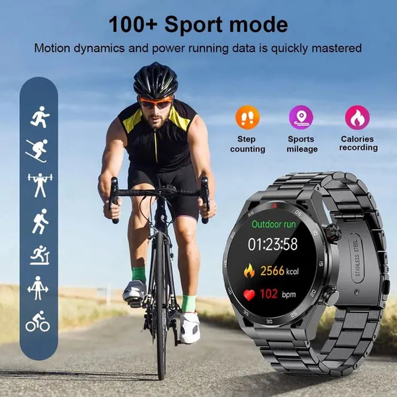 LIGE ECG+PPG Smart Watch Men Smart Watch 2023 HPV Tracking Monitor Bluetooth Call Sport Fitness Men Smartwatch for Xiaomi Huawei