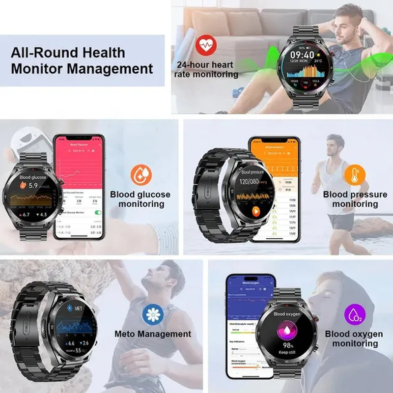 LIGE ECG+PPG Smart Watch Men Smart Watch 2023 HPV Tracking Monitor Bluetooth Call Sport Fitness Men Smartwatch for Xiaomi Huawei