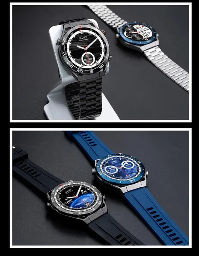 LIGE 2023 NFC ECG+PPG Bluetooth Call Smartwatch GPS Tracker Motion Bracelet Fitness for Huawei Watches Ultimate Smart Watch Men
