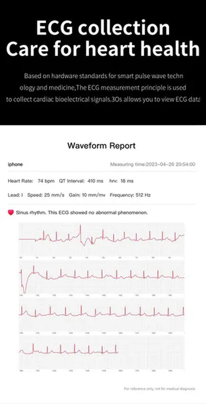 LIGE ECG+PPG Smart Watch Men Smart Watch 2023 HPV Tracking Monitor Bluetooth Call Sport Fitness Men Smartwatch for Xiaomi Huawei