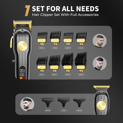 Maquina De Cortar Cabello Pelo Set Máquinas Profesional Cortapelos Para Hombres