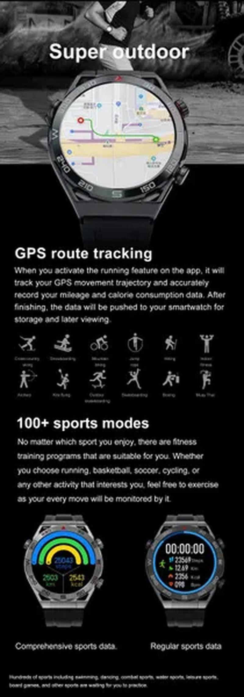 LIGE 2023 NFC ECG+PPG Bluetooth Call Smartwatch GPS Tracker Motion Bracelet Fitness for Huawei Watches Ultimate Smart Watch Men