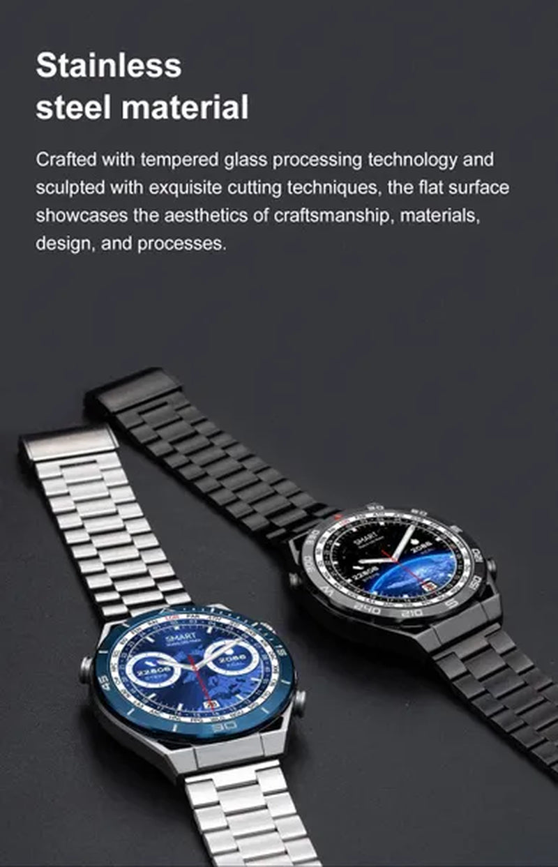 LIGE 2023 NFC ECG+PPG Bluetooth Call Smartwatch GPS Tracker Motion Bracelet Fitness for Huawei Watches Ultimate Smart Watch Men
